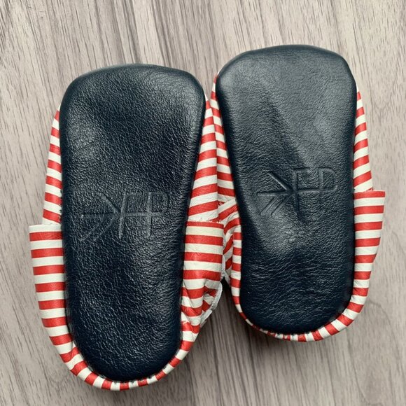 Freshly Picked Red & White Stripe Mary Jane Moccs - Picture 7 of 7